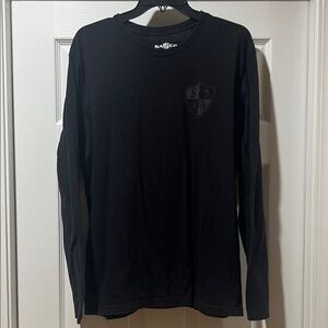 Salty Crew Black Long Sleeve Cotton Tee.  Good condition.